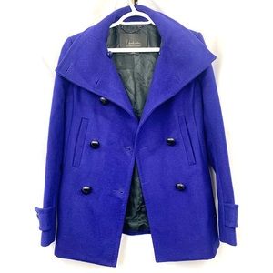 Babaton Virgin Wool Cashmere Peacoat